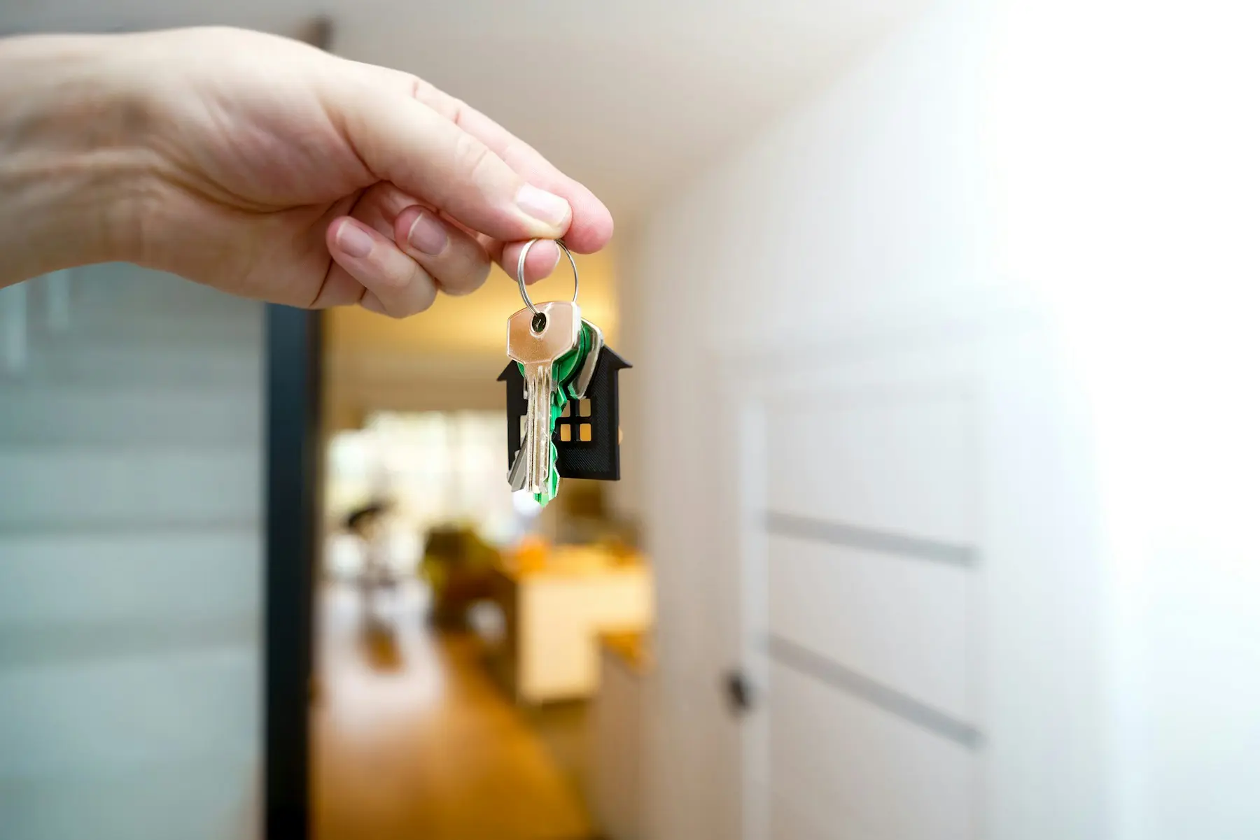 New owner holding the keys to a home