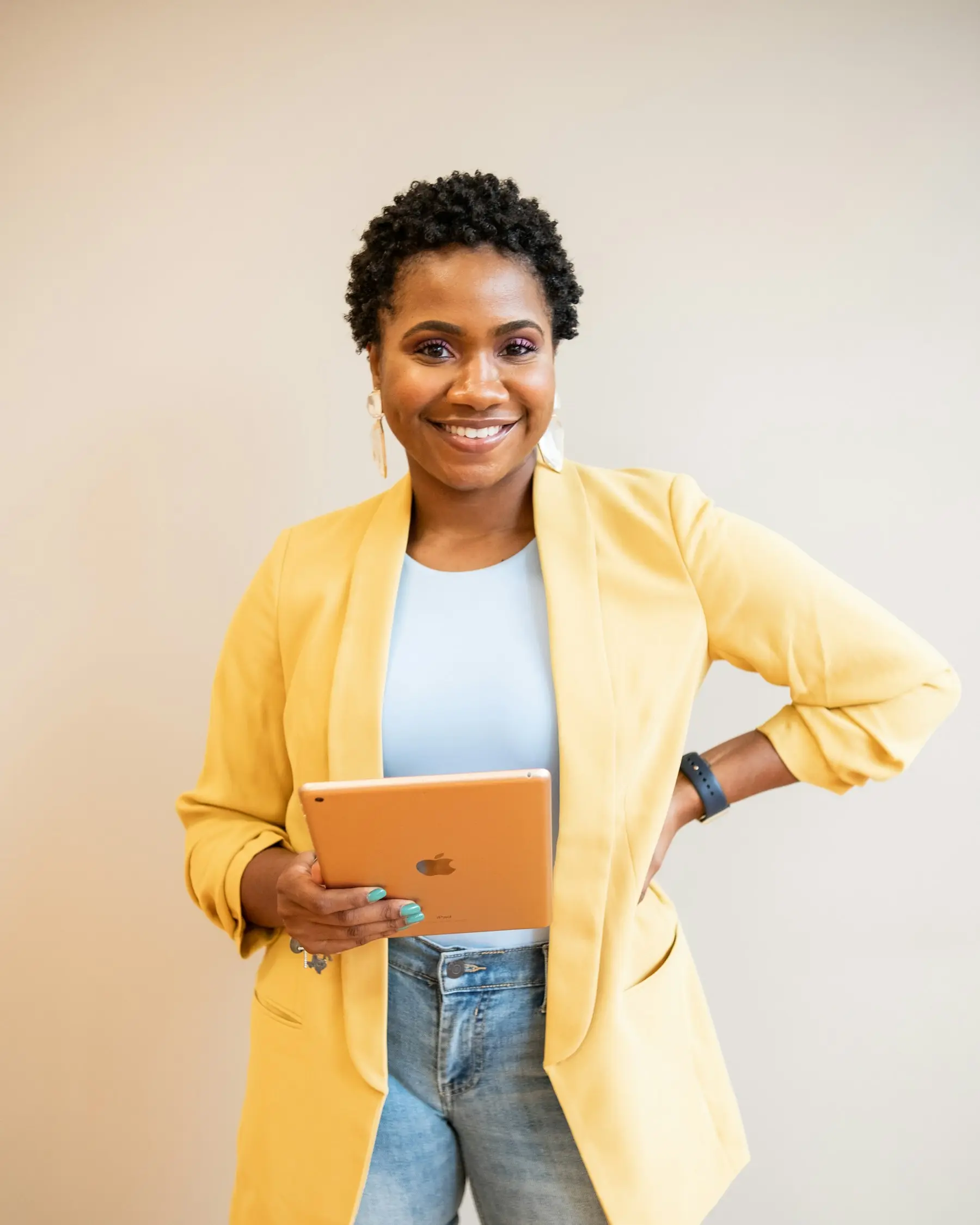 Estate manager with a tablet