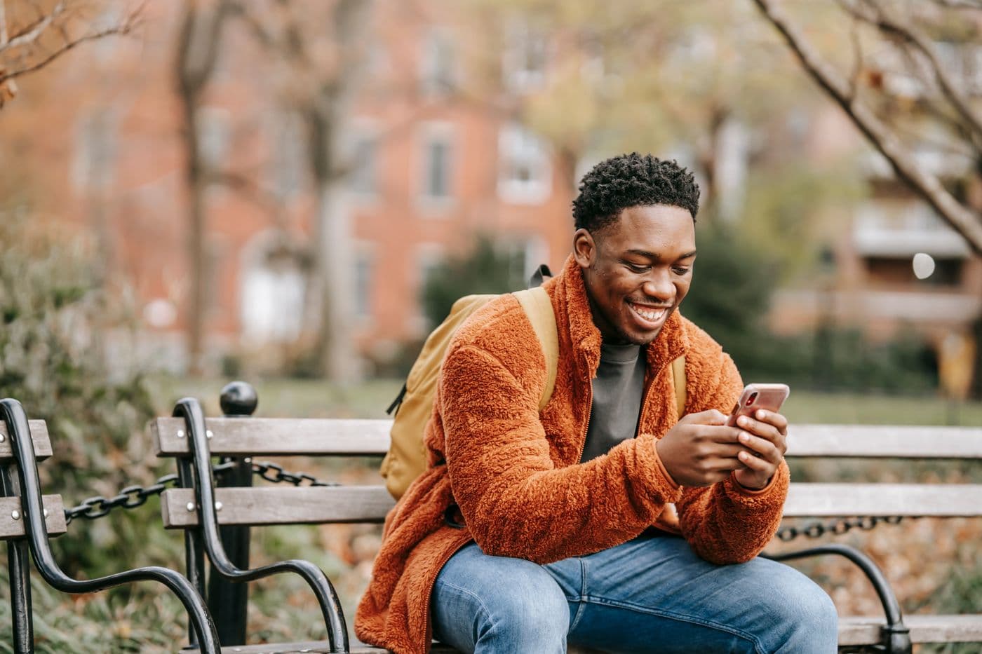 A member reading an update on WhatsApp